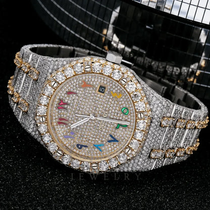 YELLOW AREBIC DIAL WATCH