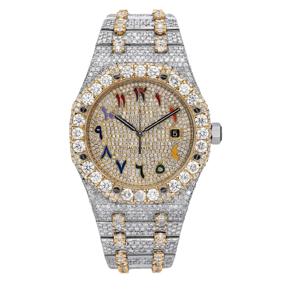 YELLOW AREBIC DIAL WATCH
