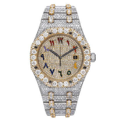 YELLOW AREBIC DIAL WATCH