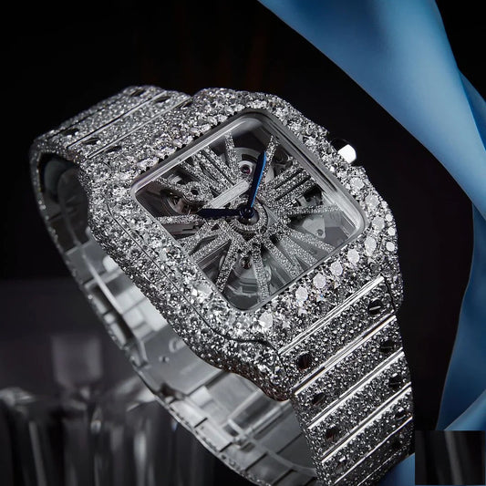 Dazzling Skeleton Diamond Watch