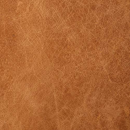 POLY & BARK Napa 82" Leather Pull‑Out Sleeper Sofa – Full‑Grain Italian Leather Upholstery,Tri‑Layer Mattress & Storage Console –Sophisticated Multi‑Functional Sofa Bed for Living Rooms & Guest Spaces