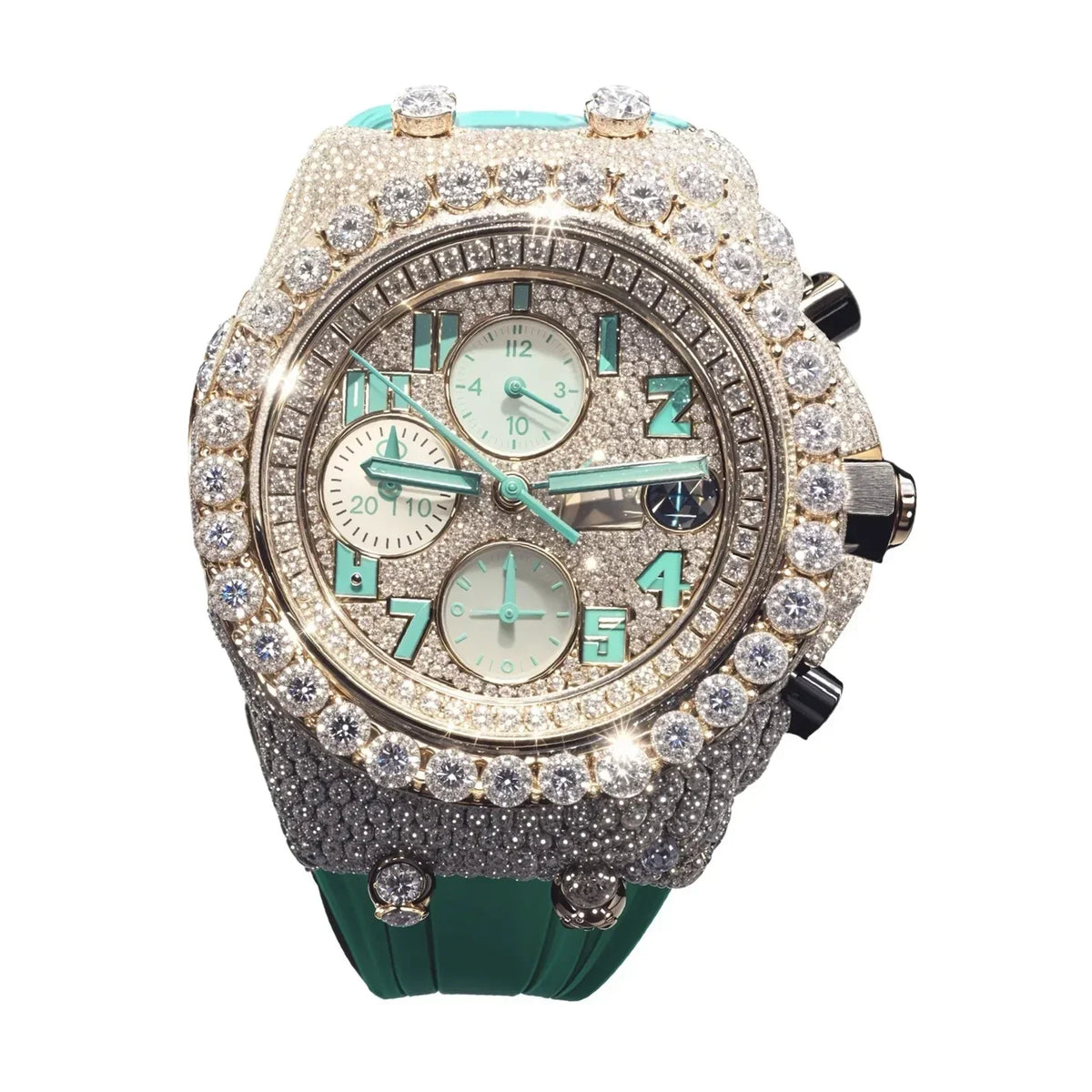 AP Royal Oak Offshore Moissanite Watch