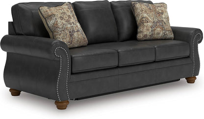Signature Design by Ashley Chatterton Queen Sleeper Sofa Couch, Granite