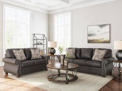 Signature Design by Ashley Chatterton Queen Sleeper Sofa Couch, Granite