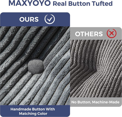 MAXYOYO Folding Sofa Bed, Convertible Chair Bed with Pillow