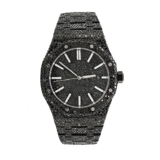 Luxurious Dial Black Diamond Watch