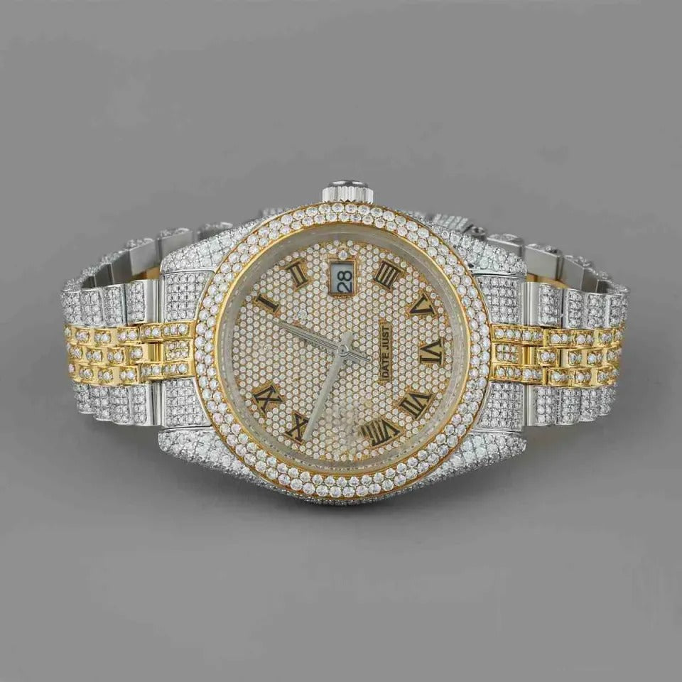 36MM ROSE GOLD ROMAN DIAL WATCH