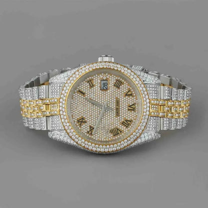 36MM ROSE GOLD ROMAN DIAL WATCH