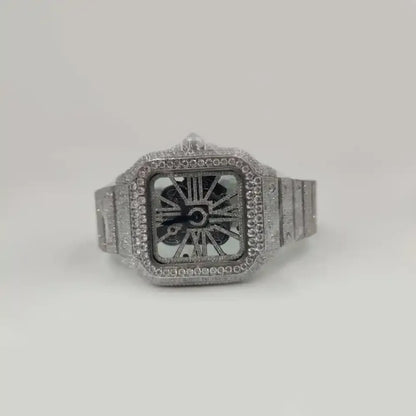 Dazzling Skeleton Diamond Watch