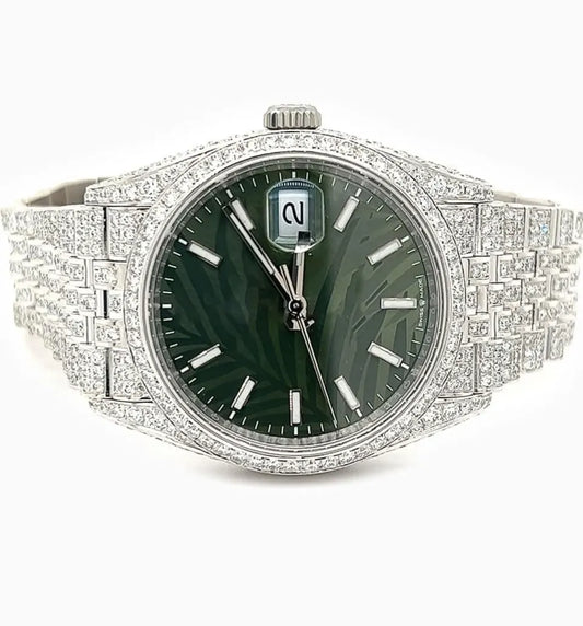 Green Dial Diamond Watch