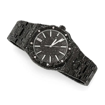 Luxurious Dial Black Diamond Watch