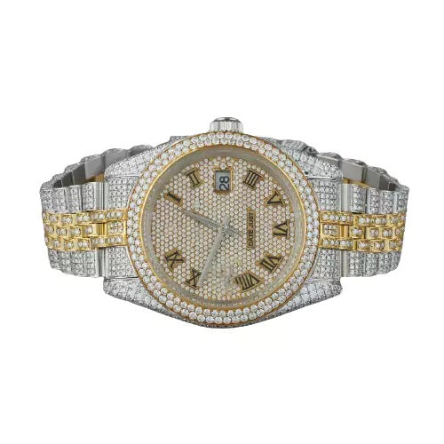 36MM ROSE GOLD ROMAN DIAL WATCH