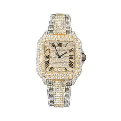 Dazzling 41MM Studded Diamond Watch