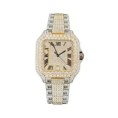 Dazzling 41MM Studded Diamond Watch