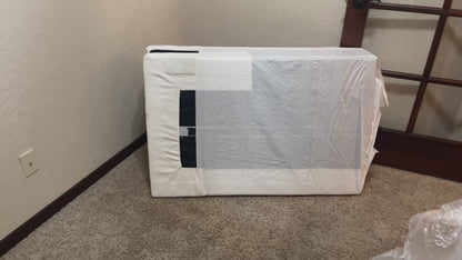 Txtin's Sleeper Sofa with Pull Out Bed 112 Inch U Shaped Sectional Couch