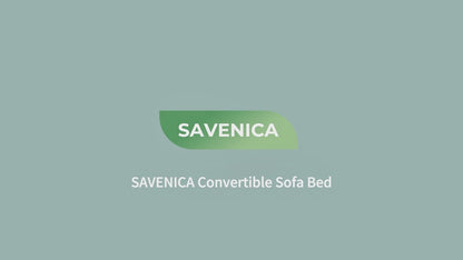 79" Convertible Futon Sofa Bed,Boneless Couch for Living Room | Olive Green