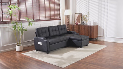 VINGLI Convertible Loveseat Sleeper Sofa Bed, Pullout Couch for Living Room