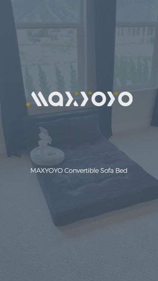 MAXYOYO Convertible Sofa Bed, Fold Out Sofa Couch with Pillow for Adults