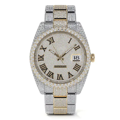 Exquisite 41mm Roman Numeral Dial Watch