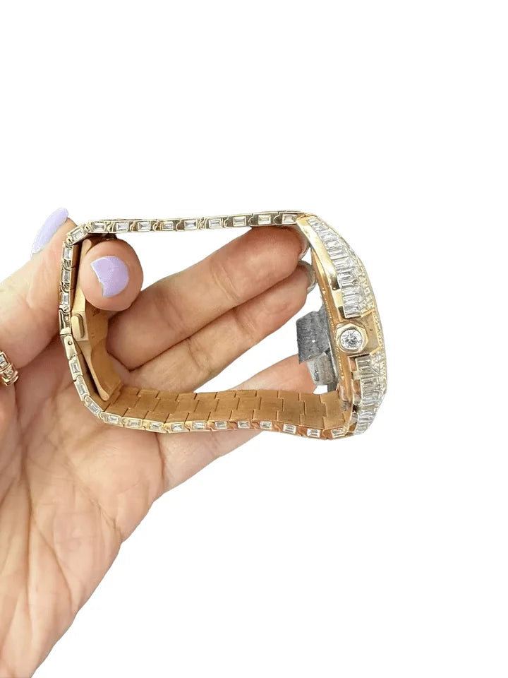 Dazzling Automatic Movement Baguette Watch