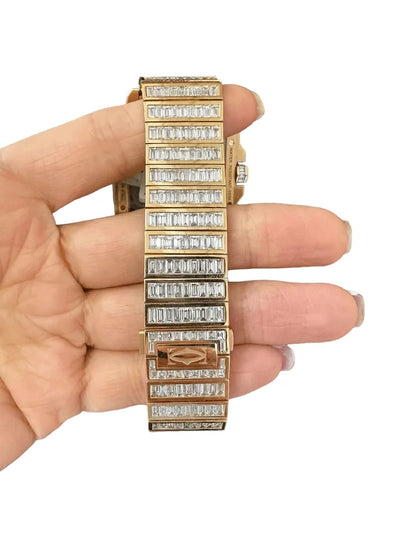Dazzling Automatic Movement Baguette Watch